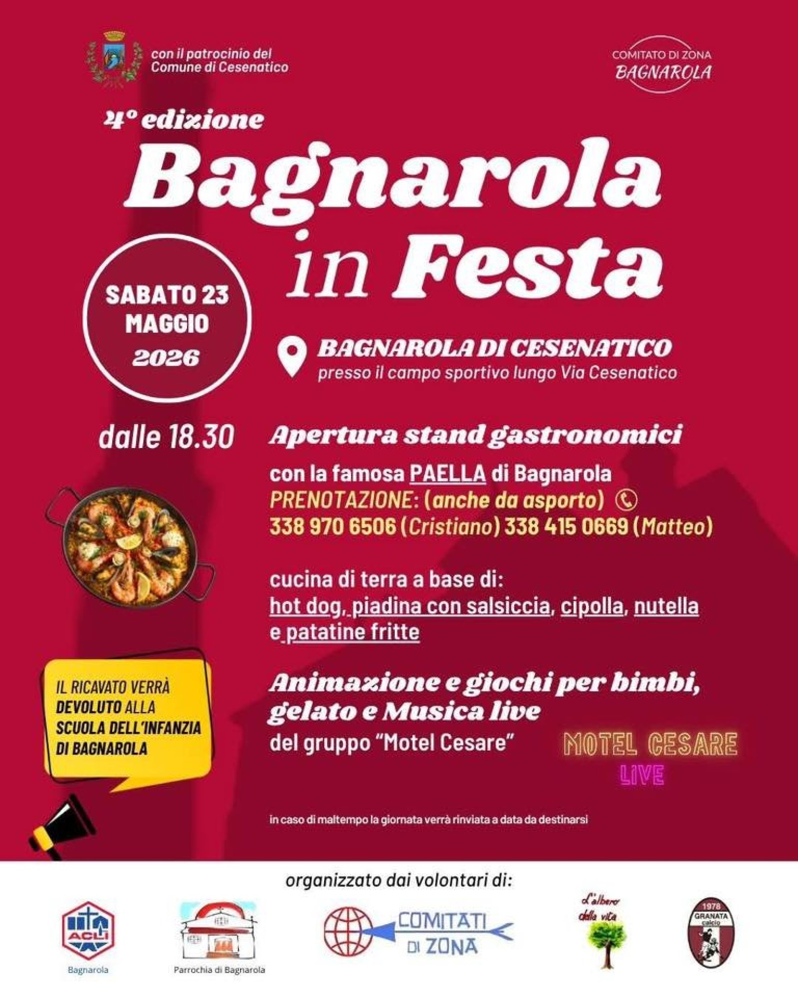 Bagnarola in Festa Cesenatico