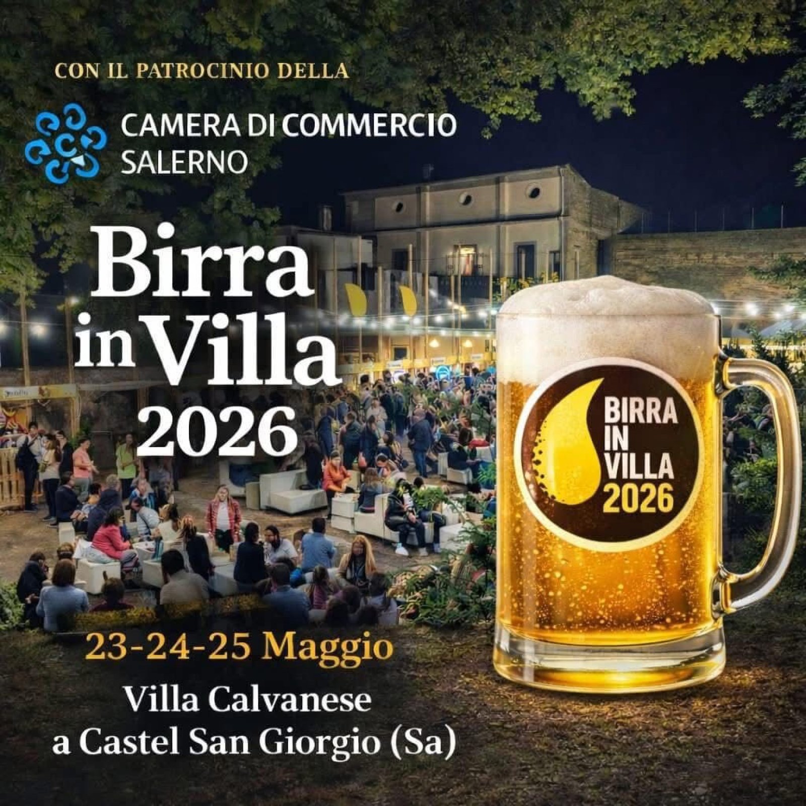 Birra in Villa Castel San Giorgio