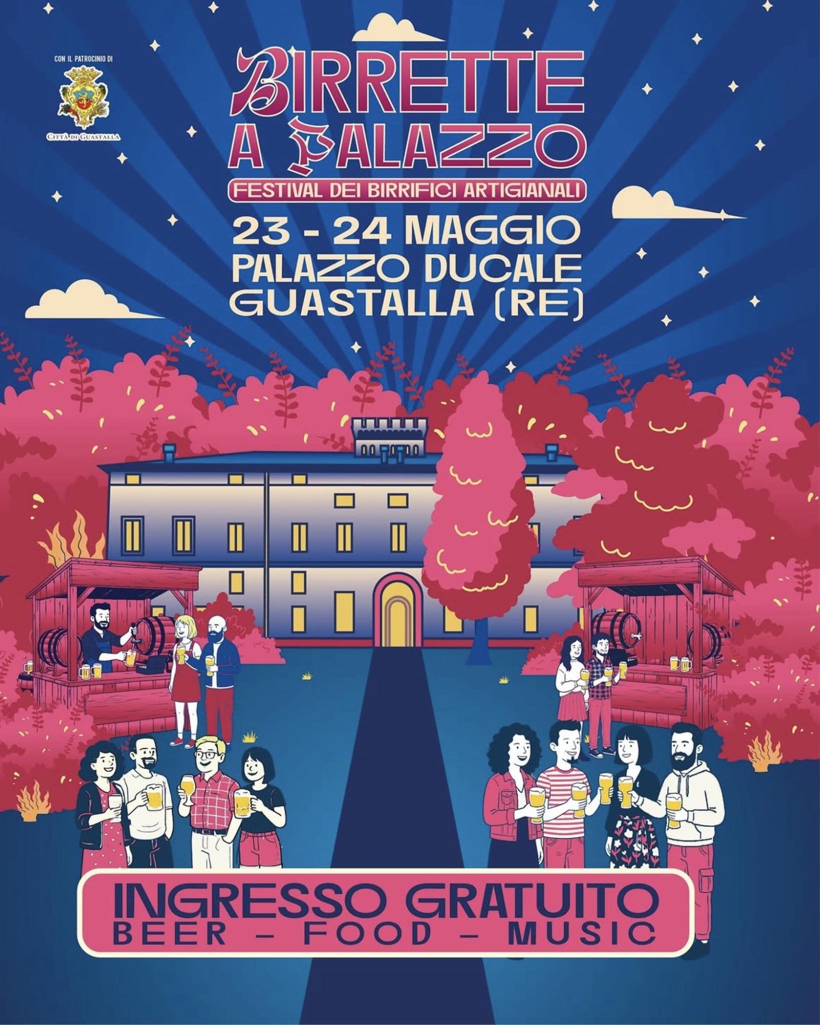 Birrette a Palazzo Guastalla