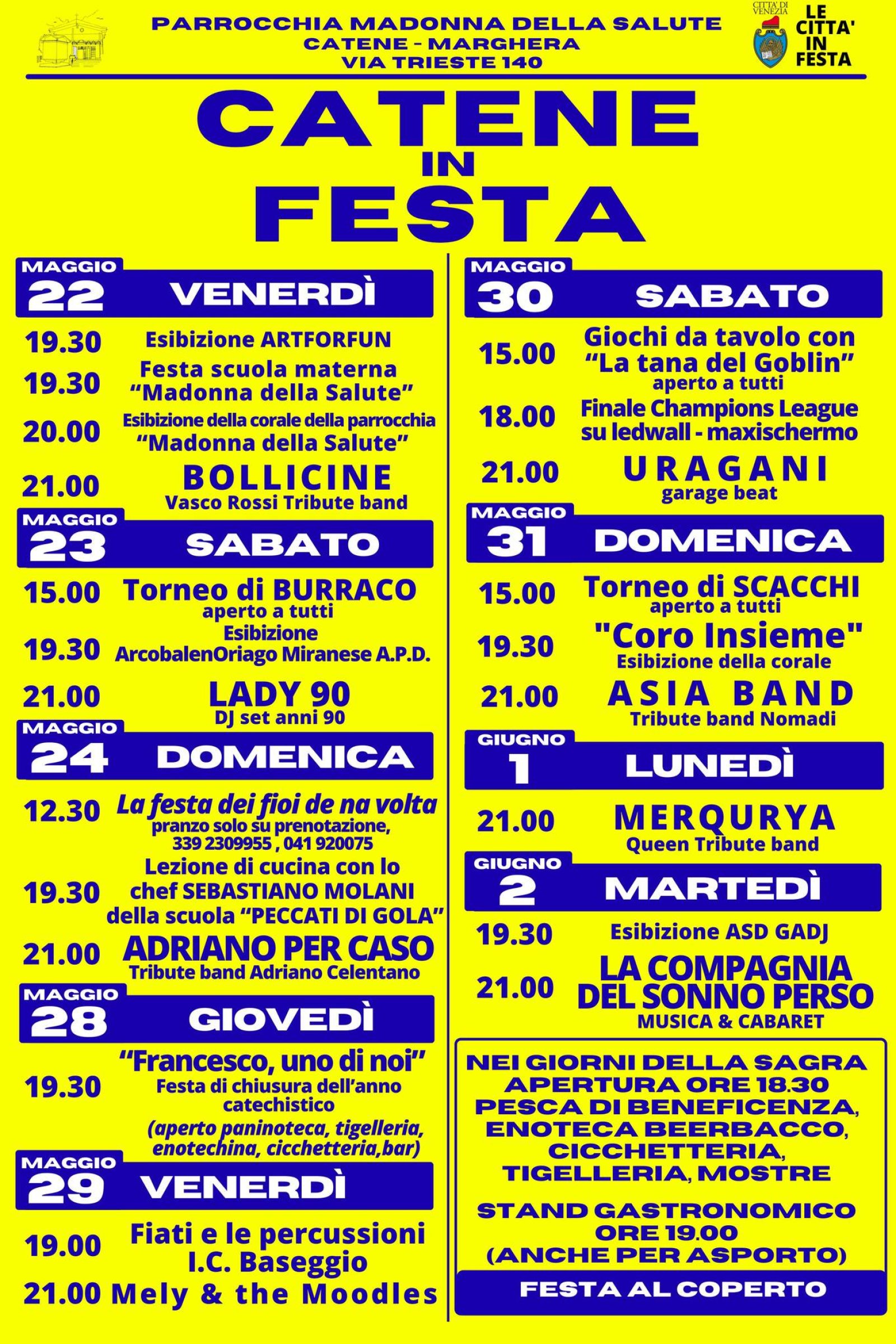 Catene In Festa Programma