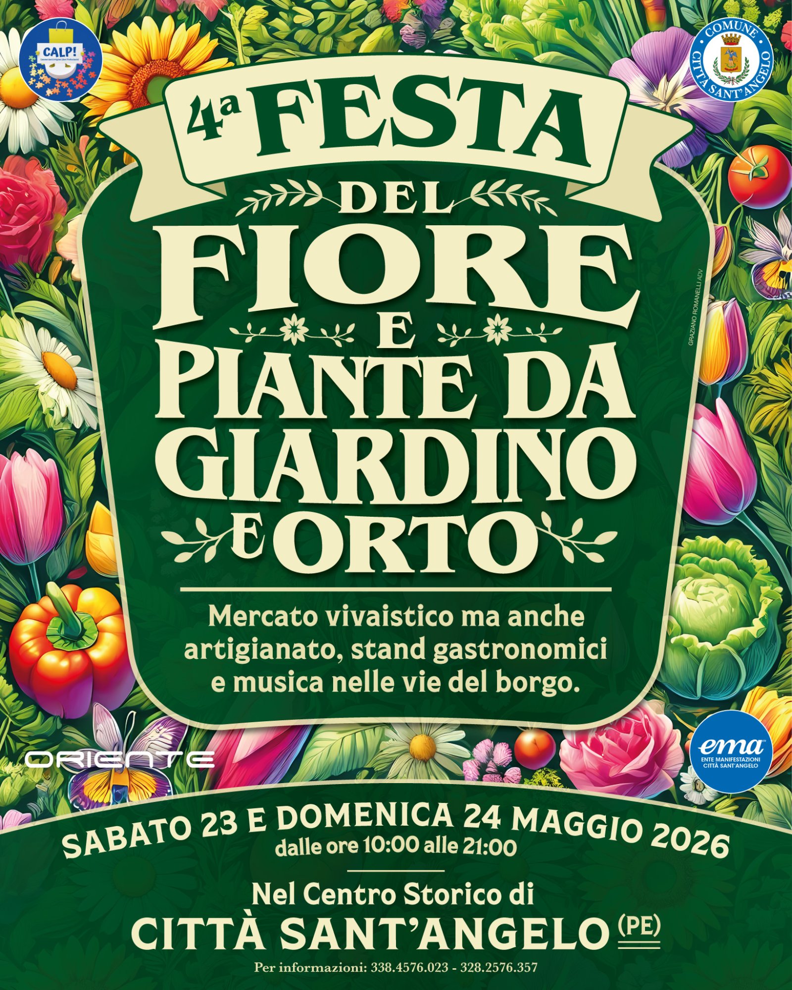 Festa del Fiore e Piante da Giardino e Orto Città Sant'Angelo
