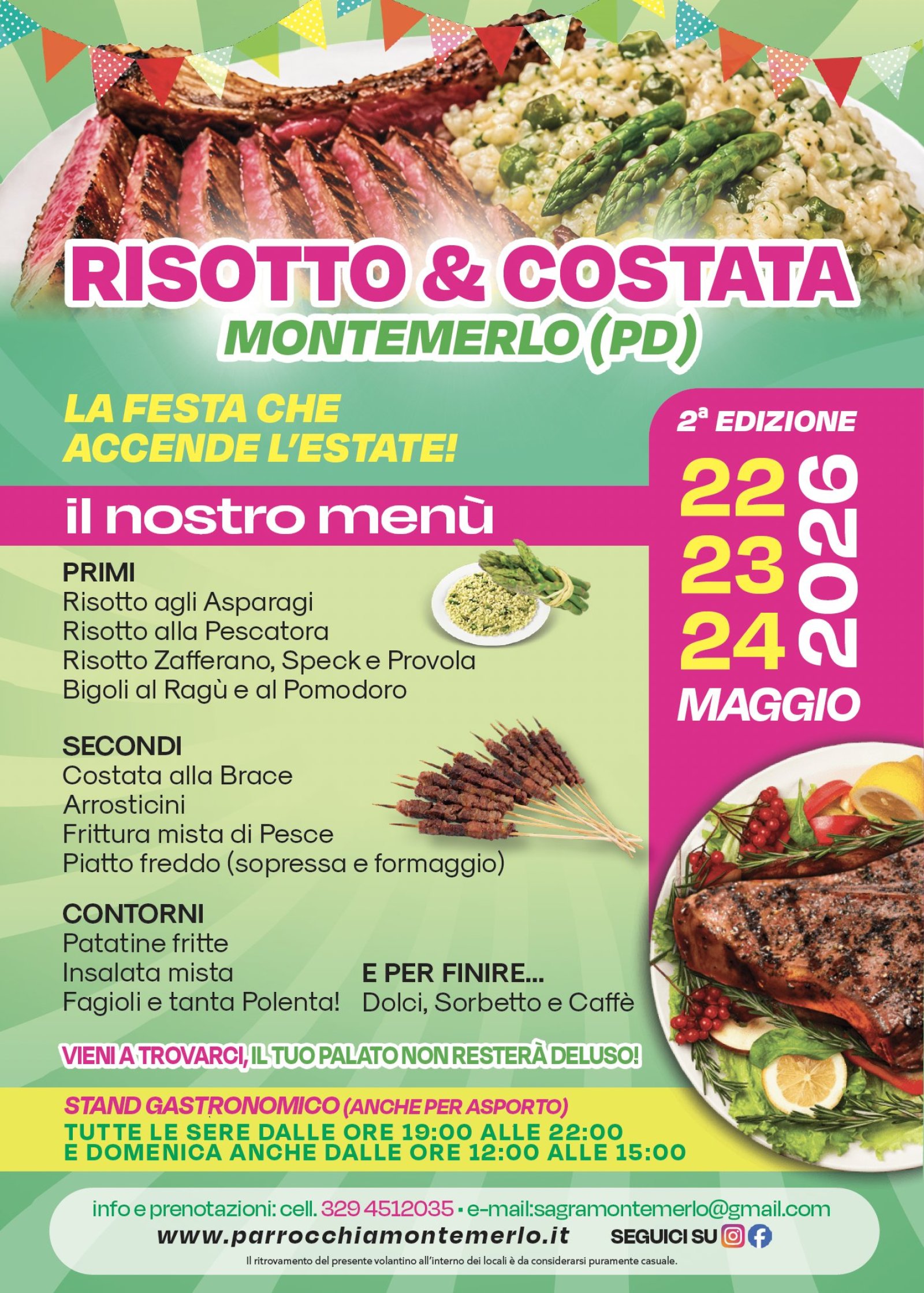 Festa del Risotto e della Costata a Montemerlo