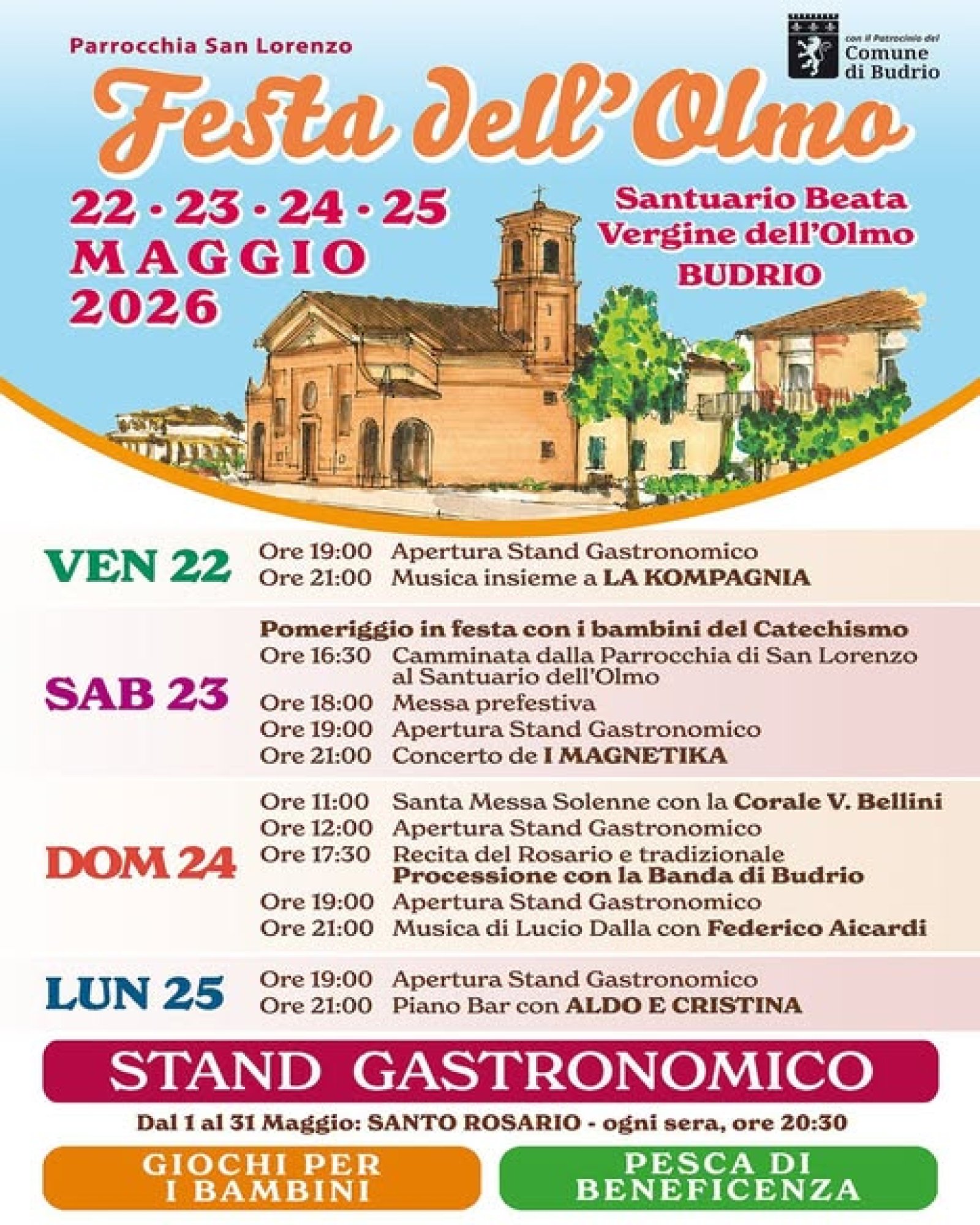 Festa Dell'olmo Budrio Programma