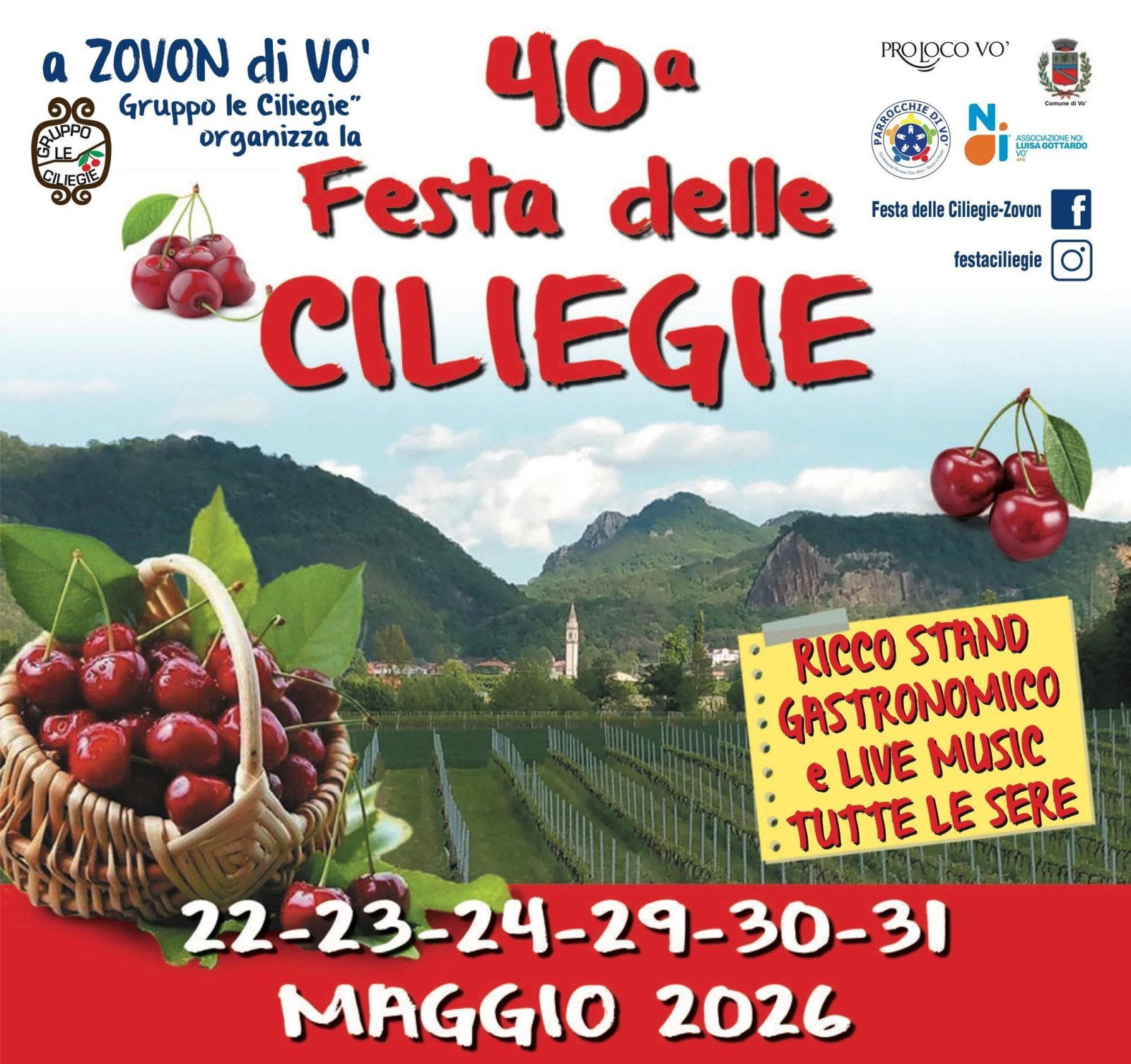 Festa delle Ciliegie Zovon di Vo