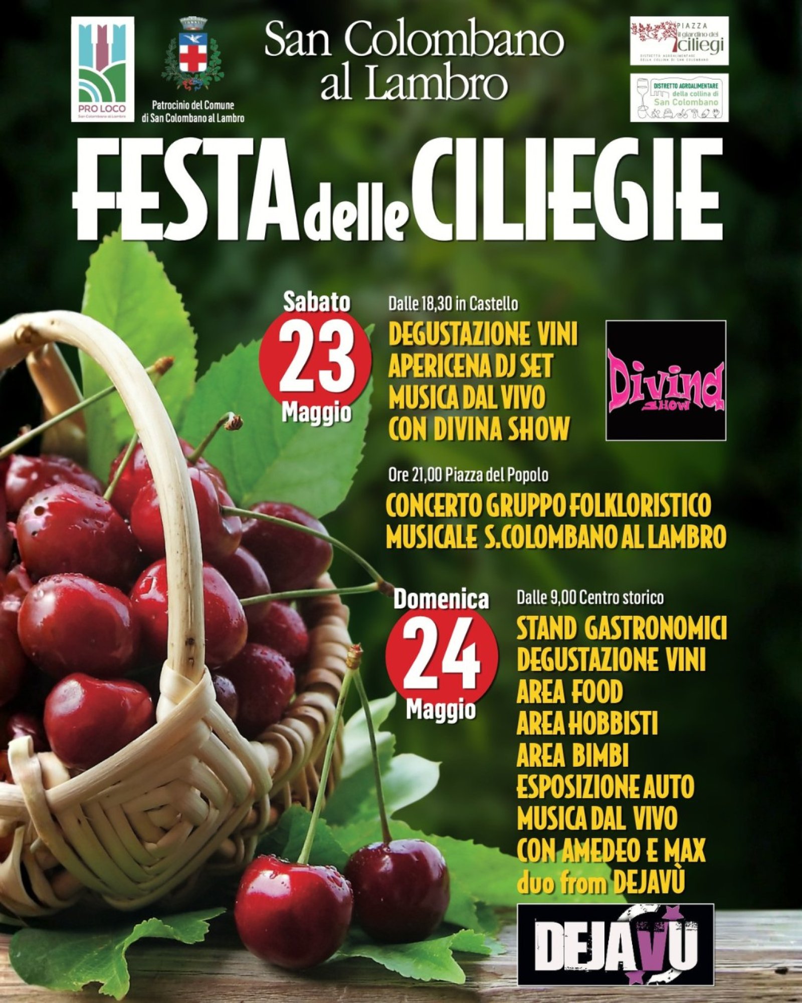 Festa Delle Ciliegie San Colombano Al Lambro Programma