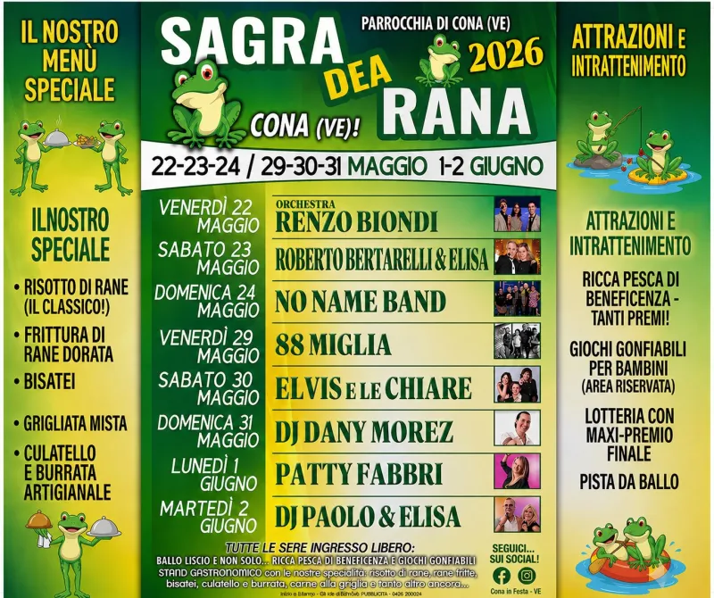 Sagra Dea Rana Cona Programma