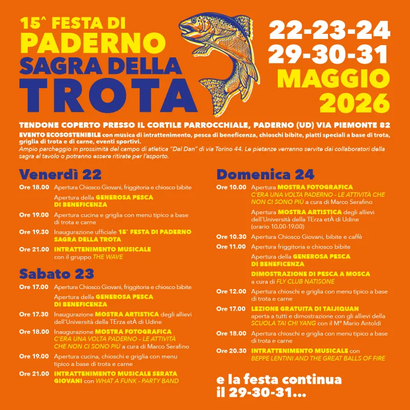 Sagra Della Trota Paderno Programma