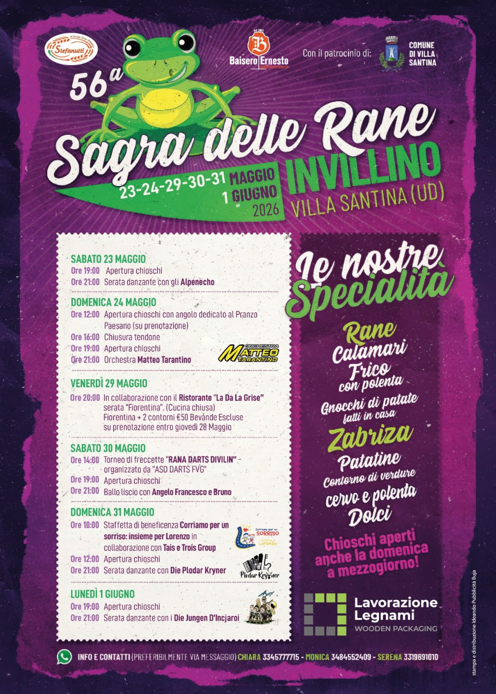 Sagra Delle Rane – Invillino Di Villa Santina