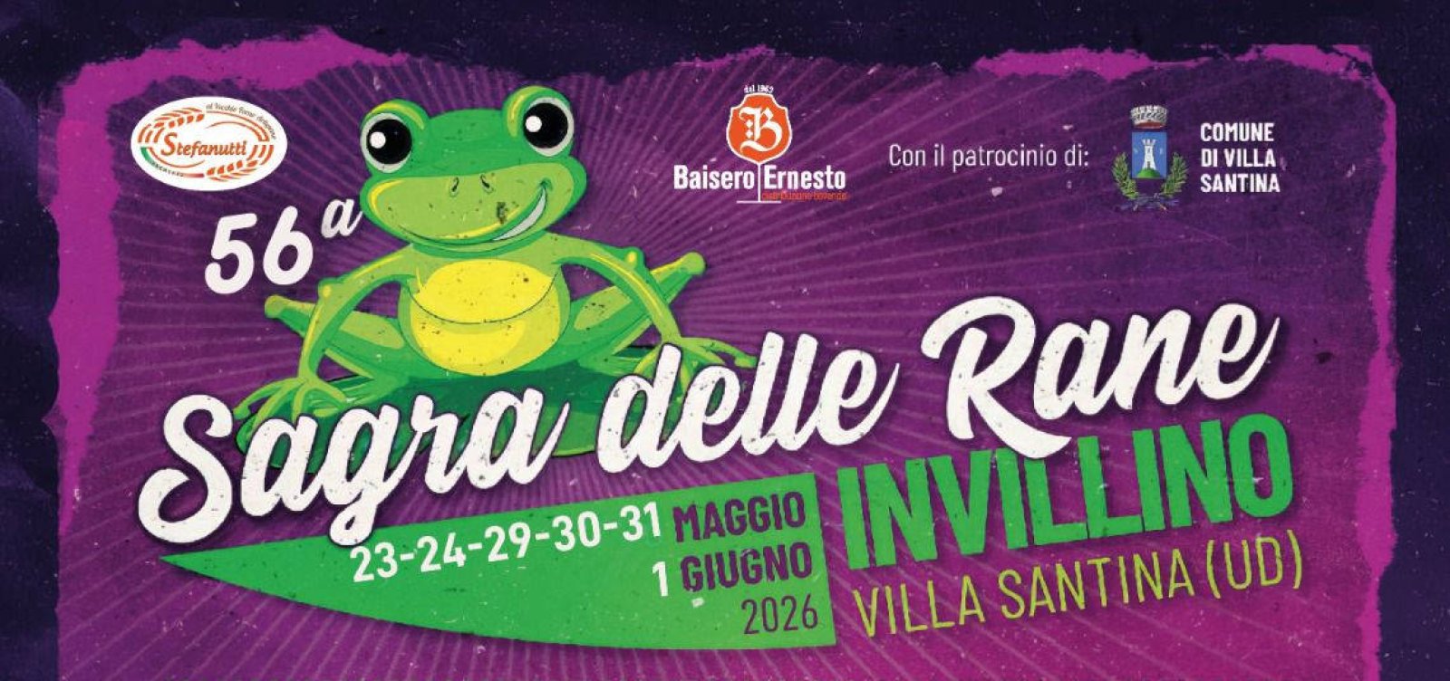 Sagra delle Rane Invillino Villa Santina