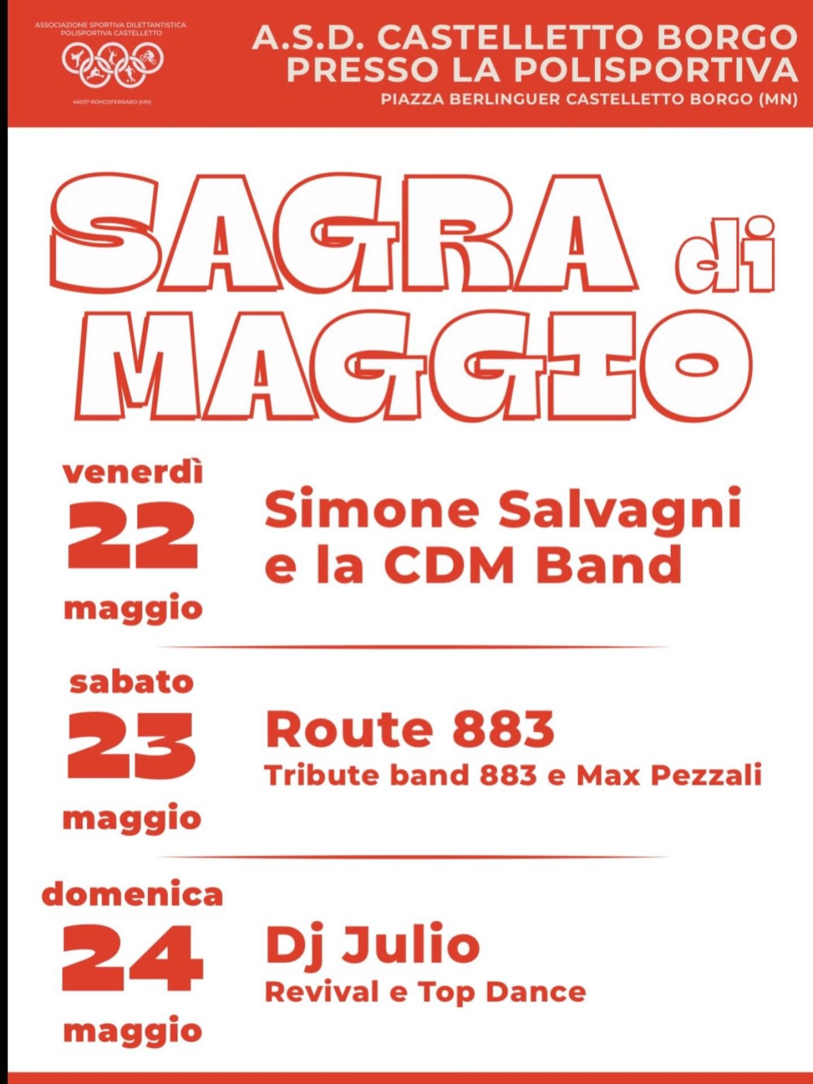 Sagra di Maggio Castelletto Borgo