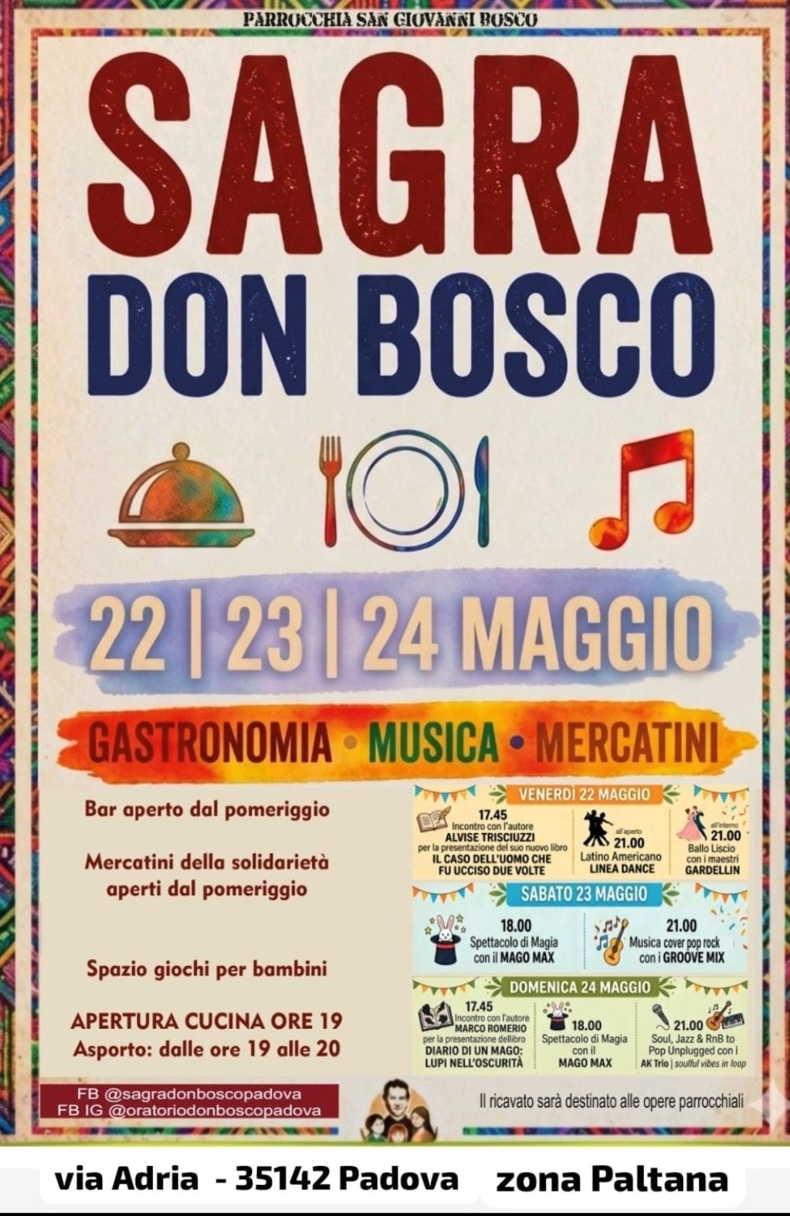 Sagra Don Bosco Padova Programma