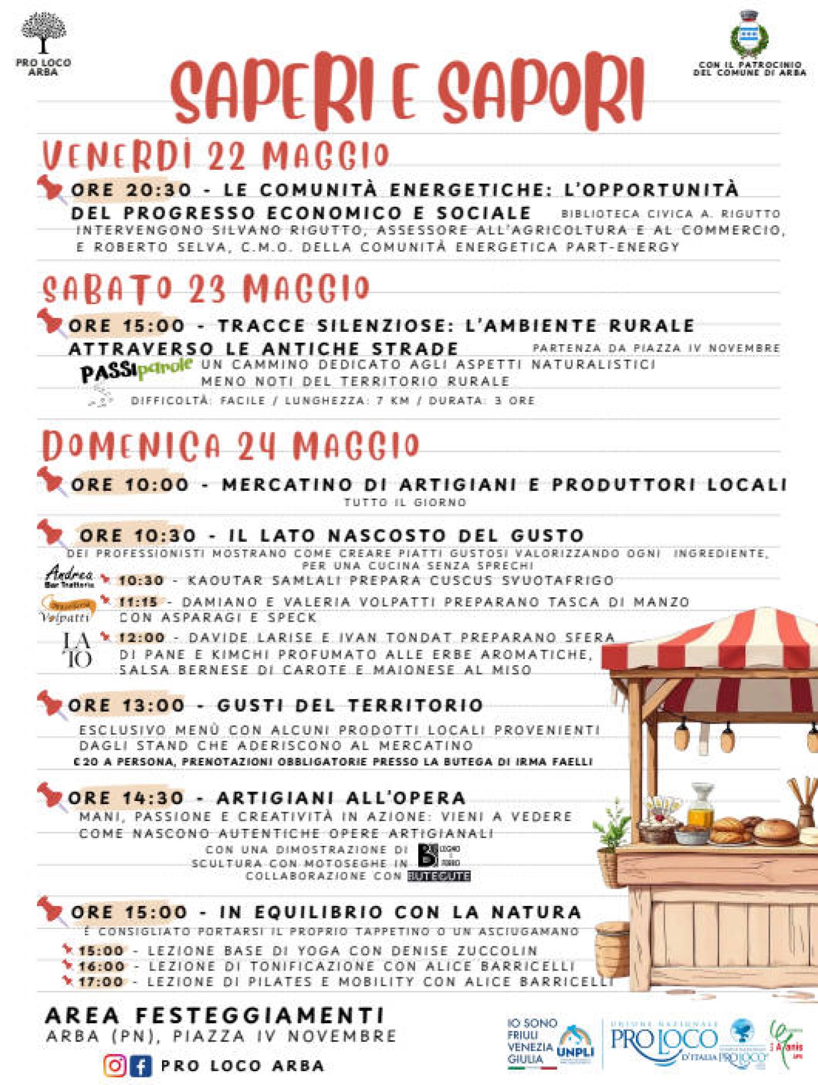 Saperi E Sapori Arba Programma